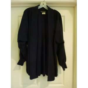    Classy Black Escada Long Cardigan Sweater Sz36 