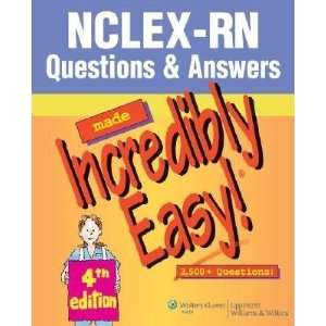   Made Incredibly Easy [NCLEX RN QUES & ANSW MADE  OS]  N/A  Books