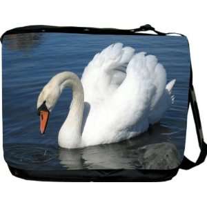  RikkiKnight Swan in Water Messenger Bag   Book Bag ***with 