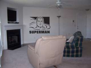 SUPERMAN COMICS HERO Wall MURAL Vinyl Decal Sticker 1  