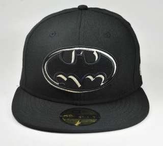 NEW ERA 59Fifty Fitted DC Comics Superman Caracter Black Silver Logo 
