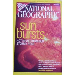  National Geographic July 2004 Sun Bursts 