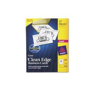  AVE5878   Clean Edge Laser Business Cards: Office Products