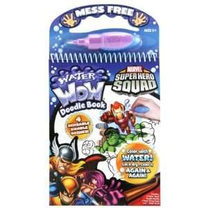  Super Hero Squad Water Wow Doodle Book Magic Pen: Toys 