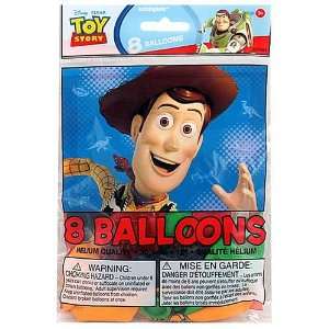  Toy Story 3 Party Balloons [8 per pack]: Toys & Games