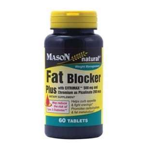  Mason Natural Fat Blocker Plus with Citrimax 500mg and 