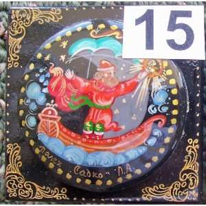  Russian Lacquer Boxes Fairy Tales (Skazki * Sadko) * L5.15 
