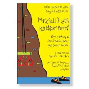  Rock Climb Party Invitations: Everything Else