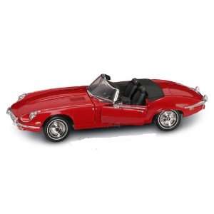  Yatming   Jaguar E Type Convertible (1971, 1:18, Red 