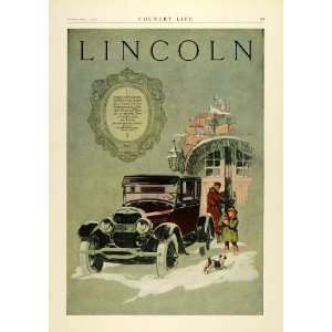 : 1925 Ad Lincoln Motor Co Detroit Michigan Automobile Chassis Coach 