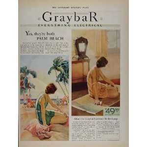   Ad Graybar Sunshine Health Lamp Sunlamp Palm Beach   Original Print Ad