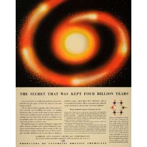   Organic Chemicals Solar System Sun   Original Print Ad: Home & Kitchen