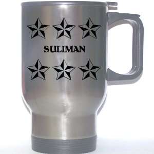  Personal Name Gift   SULIMAN Stainless Steel Mug (black 