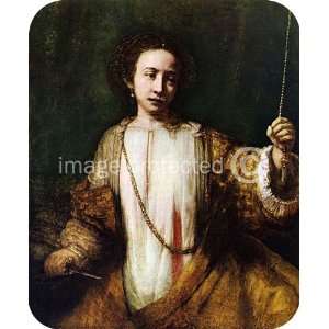  Rembrandt Art The Suicide of Lucretia MOUSE PAD: Office 