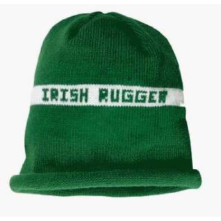  IRISH RUGGER BEANIE (GREEN): Sports & Outdoors