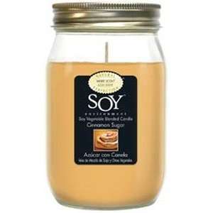 Candle Soy Canng Jar Cinn. Sug:  Home & Kitchen
