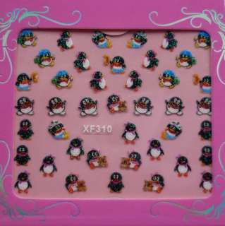 sheets 3D Cartoon Nail Art Stickers > different style  