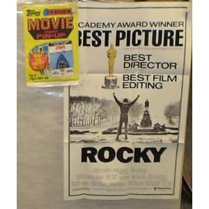  TOPPS ROCKY MOVIE POSTER SYLVESTER STALLONE Everything 