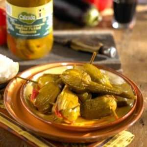 Calzado Berenjena Embuchada   Tender Pickled Baby Eggplants from Spain 