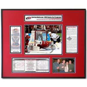   Cup Champions Ticket FrameMVP Cam Ward:  Sports & Outdoors