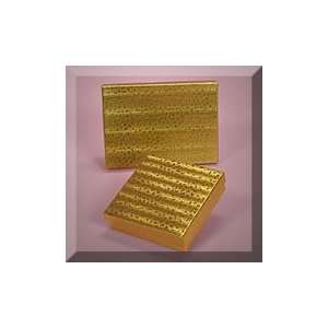   35 3 1/2 X 3 1/2 X 2 Gold Leaf Jewelry Box: Health & Personal Care