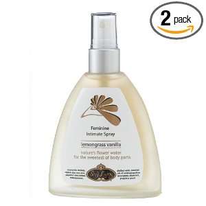 Cana International Feminine Intimate Spray, Lemongrass Vanilla, 3.4 