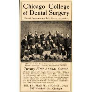  1902 Ad Chicago College Dental Surgery Lake Forest 