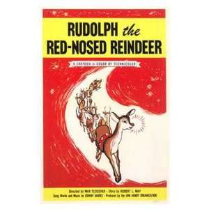  Rudolph the Red Nosed Reindeer Beautiful MUSEUM WRAP 