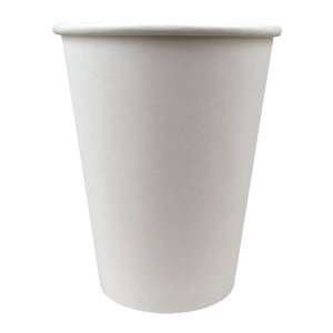  Choice 12 oz. Paper Hot Cup White 50 / Pack: Home 
