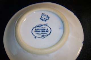 Louisville Stoneware Pottery Dish Racehorse Jockey Silk  