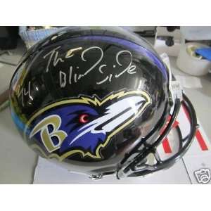  Michael Oher Autographed Helmet   Authentic   Autographed 