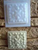 Plaster cement resin mold tile 3 poly plastic molds  