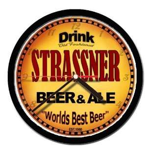  STRASSNER beer and ale cerveza wall clock: Everything Else