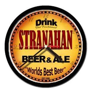  STRANAHAN beer and ale cerveza wall clock: Everything Else