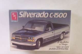 Chevy Silverado C1500 Pickup Truck 6276 AMT 1:25 Model Kit SEALED 