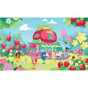   Strawberry Shortcake Full Size Prepasted Wall Mural: Home Improvement