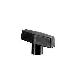  Phenolic T Handle Female, Brass Insert: 1/4 20 Thread x 7/16 Depth 