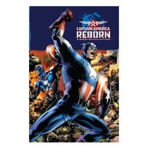  Captain America Reborn #1 Cover: Captain America Giclee 