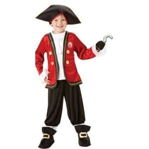  Captain Hook Disney Childs Fancy Dress Costume S 122cms 