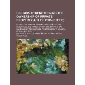 , Strengthening the Ownership of Private Property Act of 2005 (STOPP 