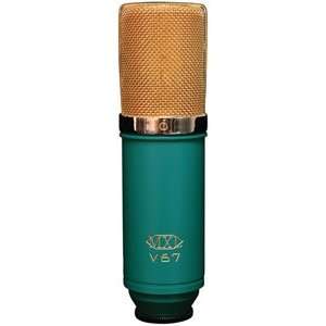    V67G Large Capsule Condenser Microphone in green/gold.: Electronics
