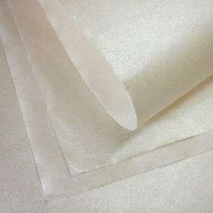  Metallic Mulberry Paper  Pearl White 25x37 Inch Sheet 