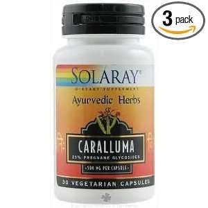  Caralluma 500mg 30 VCAPS 3PACK: Health & Personal Care