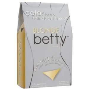 Betty Beauty Color Kit for the Hair Down There, Blonde 2 oz (Quantity 