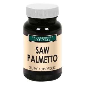  Stockbridge Naturals   Saw Palmetto   320 mg   30 softgels 