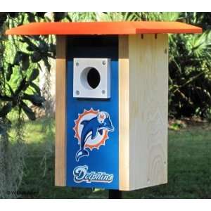    Miami Dolphins Bluebird or Songbird House: Sports & Outdoors