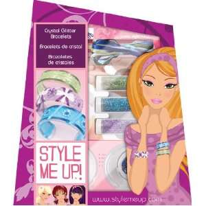  Style Me Up Crystal Glitter Braceets: Toys & Games