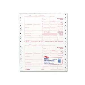   IRS Approved 1099 Tax Form, 5 1/2 x 8, Five Part Carbonless, 24 Forms