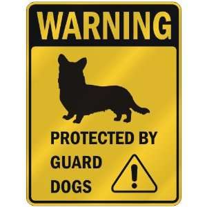 WARNING  CARDIGAN WELSH CORGI PROTECTED BY GUARD DOGS  PARKING SIGN 