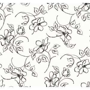  Wallpaper Black And White Contemporary Floral WE71200 